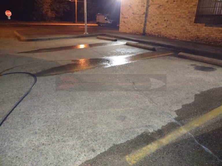 Pressure Washing for the Post Office in Kemp, Texas