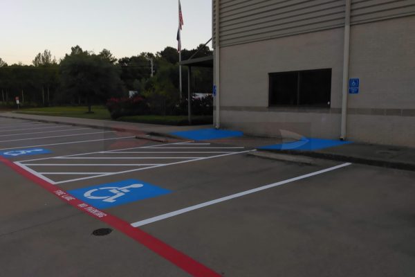 Handicap Stalls and Signage in Canton, Texas